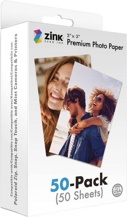 Image du produit Zink Premium (50) (craquement, M230, Mint, Zip, Touche d'encliquetage)