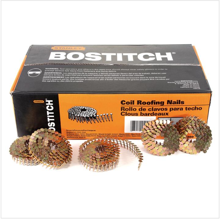 Produktbild Bostitch CR19GAL Galvanisierte Dachpappnagel 3.05-19 GAL8 7.2M 3/4" / 19 mm glatt - 7200 Stück