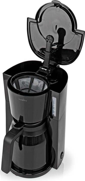 Actual product image Nedis Coffee Maker Maximum capacity: 1.0 l Number of cups at once: 8 Black