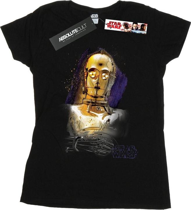 Star Wars The Last Jedi C3PO Brushed TShirt (L)