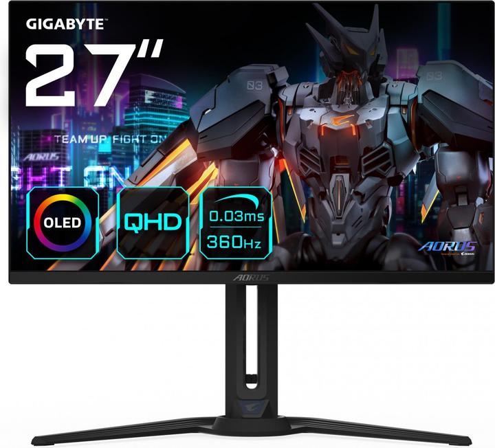 Actual product image Gigabyte Aorus FO27Q3 (2560 x 1440 pixels, 27")