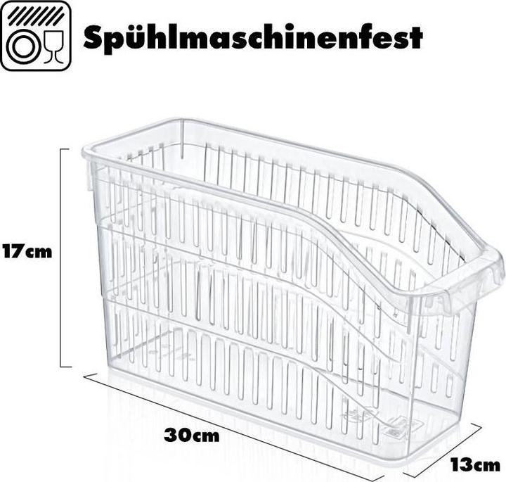 Produktbild Hermex Kühlschrank-Box Set Kühlschrankorganizer Set Aufbewahrungsbehälter Set (20 x 30 x 13 cm)