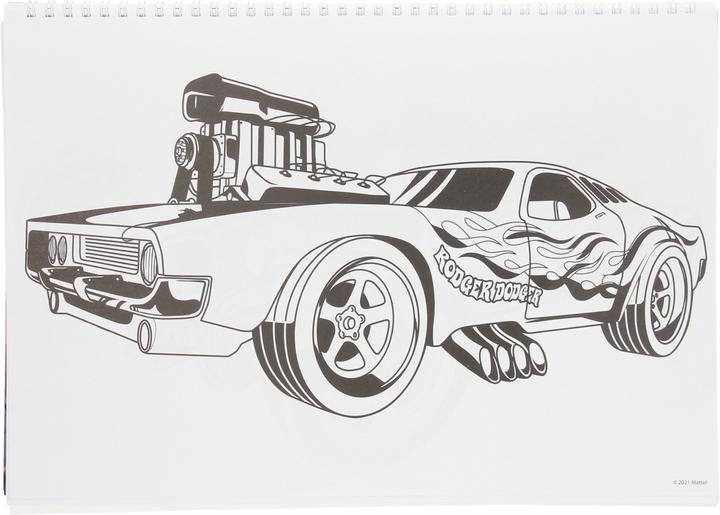 Image du produit Hot Wheels Carnet de croquis avec autocollants