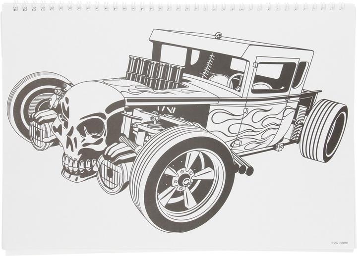 Image du produit Hot Wheels Carnet de croquis avec autocollants