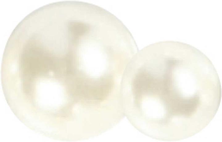 Produktbild Creativ Company Halve Plakparels Wit 2-8mm, 140st.