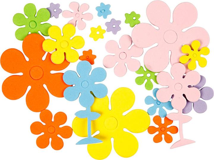 Creativ Company Foamvormen Bloemen, 100pcs.