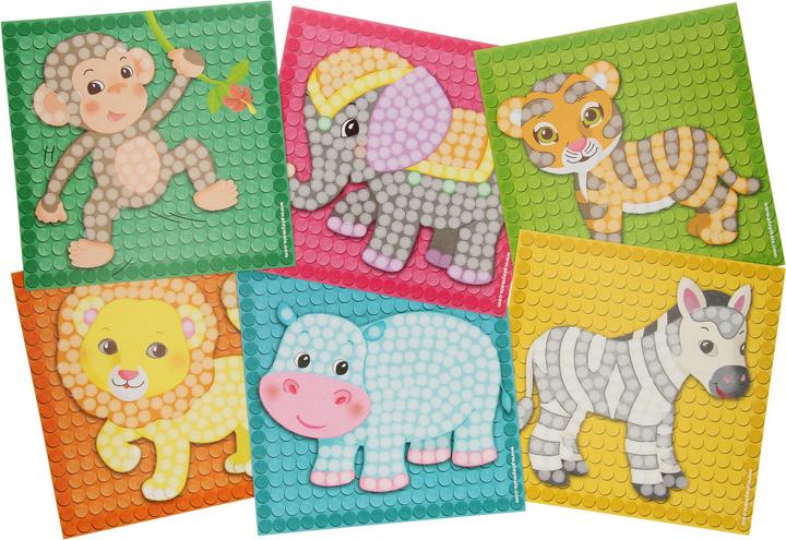 Productafbeelding PlayMais Mozaïek kaarten versieren dierentuin