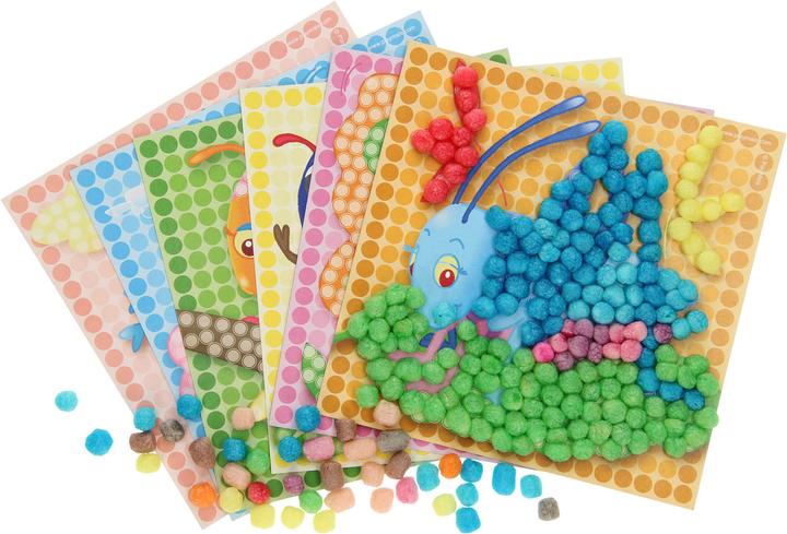 Produktbild PlayMais Mosaikkarten zum Dekorieren von Insekten