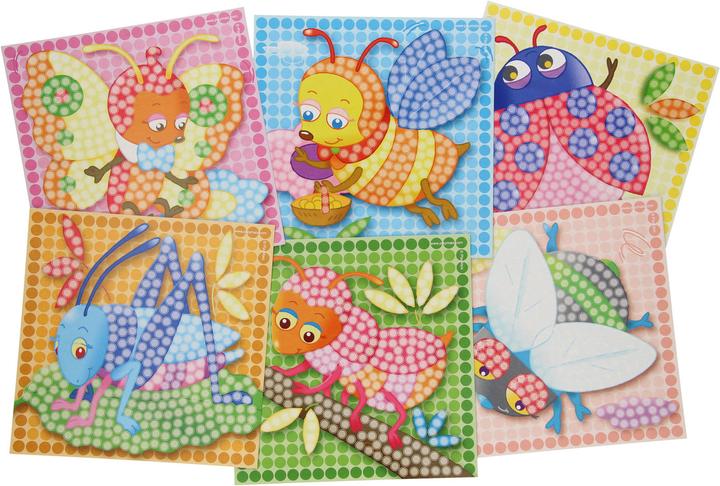 Produktbild PlayMais Mosaikkarten zum Dekorieren von Insekten