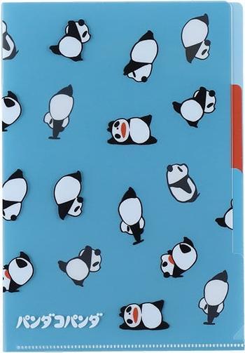 Produktbild Transparente A5-Taschenmappe „Panda und kleiner Panda“ (Rollmappe)