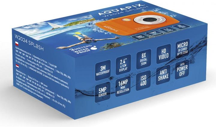 Actual product image Easypix Aquapix W2024 Splash (5 Mpx)