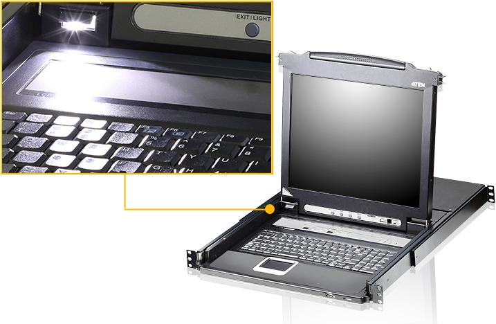 Image du produit Aten CL5708M (US)LCD KVM Sw,USB-PS/2,VGA (CL5708M US)