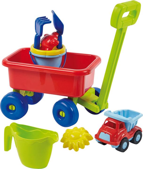 Image du produit Ecoiffier Chariot de plage avec set de plage