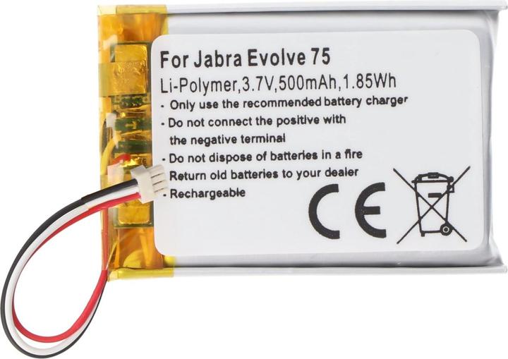 Image du produit AccuCell Batterie Jabra Evolve 75 Micro-casque, Jabra AHB572535PST