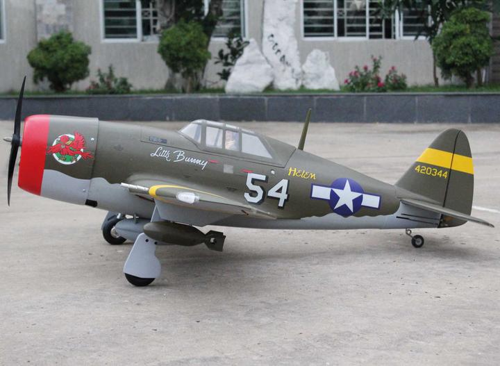 Immagine prodotto Seagull Models SG-Models ) P-47D Little Bunny MK-II 10ccm 55" con carrello di atterraggio retrattile elettrico (Merlo)