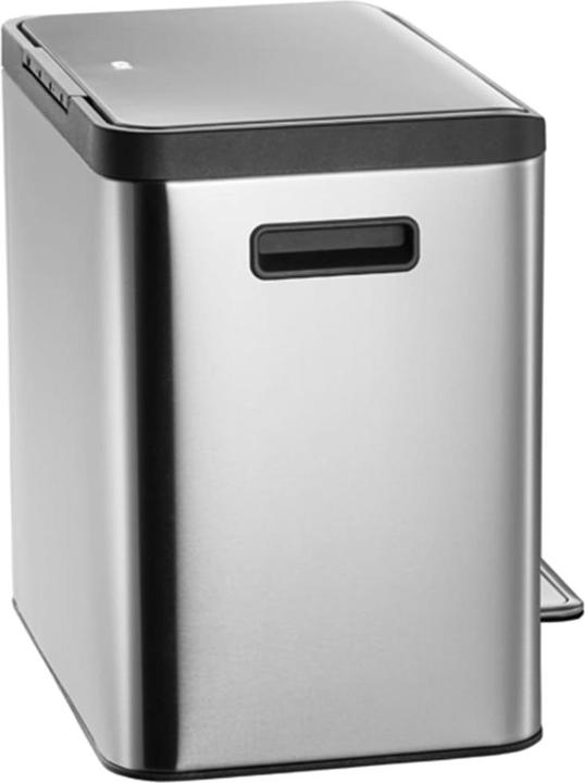 Produktbild EKO Treteimer EcoCasa Step Bin Mülleimer Edelstahl 30 L rechteckiger Treteimer mit Fingerabdruck fe (30 l)