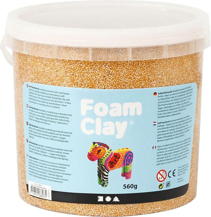 Foam Clay Metallic Goud, 560gr.