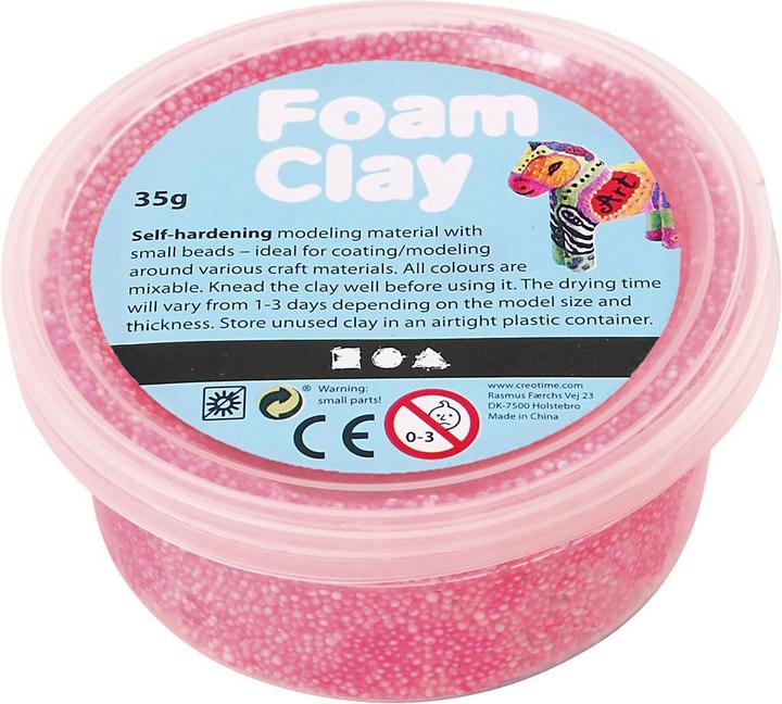 Foam Clay Neon Roze, 35gr.