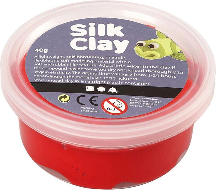Silk Clay Rood, 40gr.