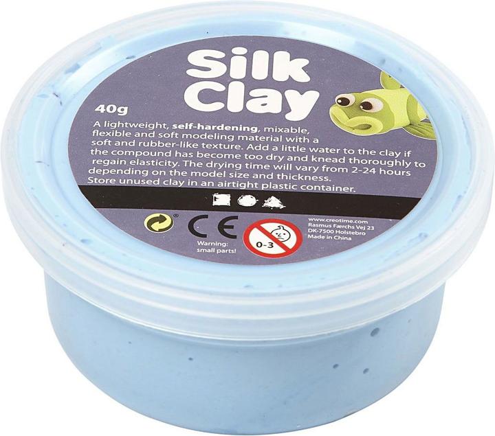 Silk Clay Neon Blauw, 40gr.