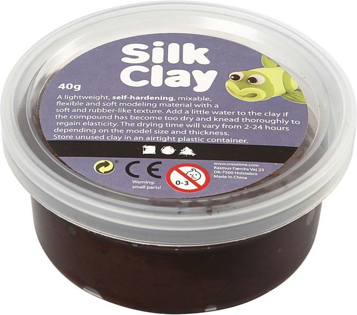 Silk Clay Bruin, 40gr.