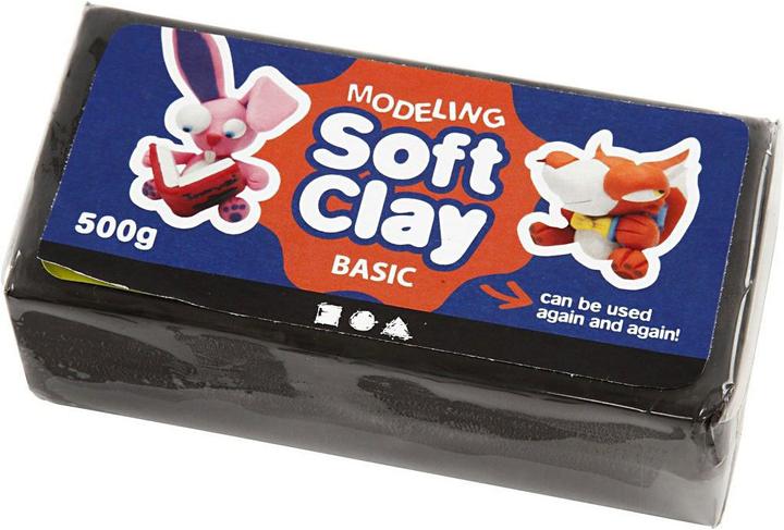 Produktbild Creativ Company Zachte Klei - Zwart, 500gr.