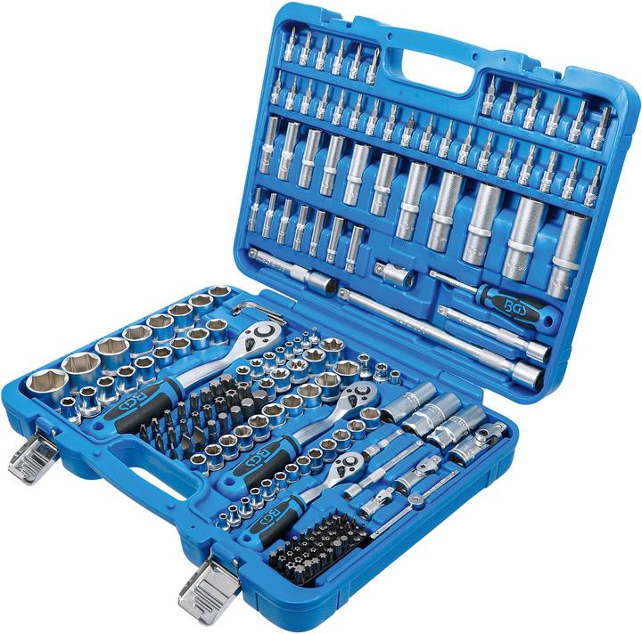 Actual product image BGS Socket spanner set (3/8", 1/4", 1/2")