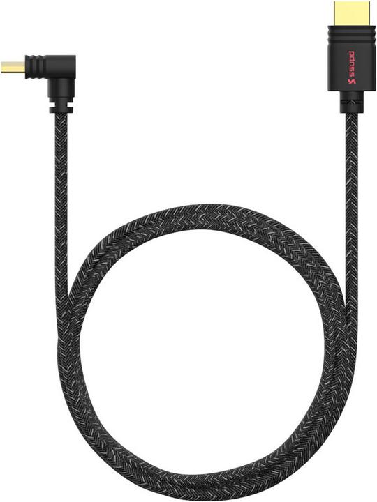 Actual product image Ssupd DisplayPort cable, angled (2 m, DisplayPort)