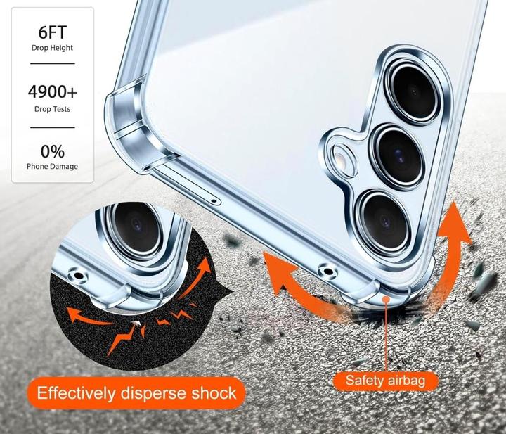 Image du produit Screenguard Crystal Soft Airbag Bumper (Samsung Galaxy A35)
