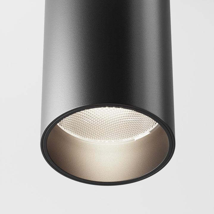 Actual product image Maytoni FOCUS LED ceiling light, ceiling lamp 12W dimmable 12.5cm Black 4000K 90Ra Neutral white (900 lm)