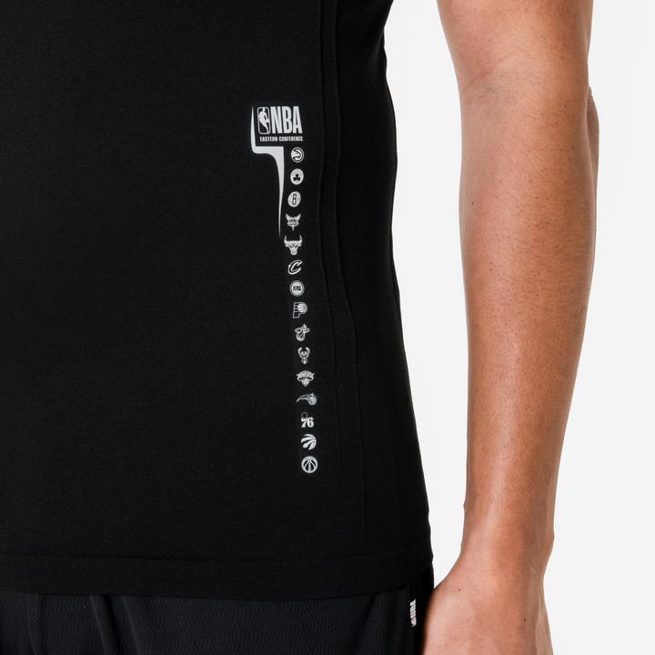 Actual product image Tarmak Basketball Trikot ärmellos - Tank 500 NBA schwarz (XS)