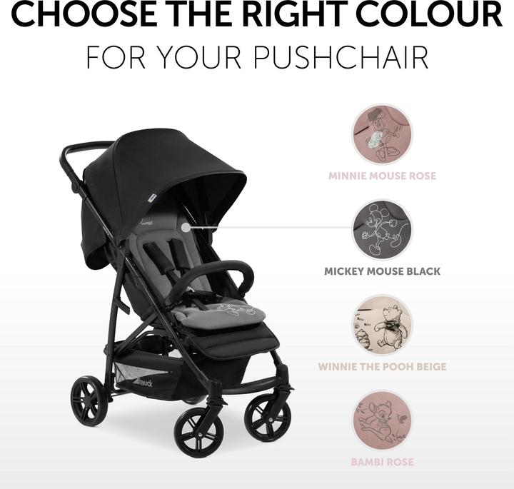 Produktbild Hauck Pushchair Seat Liner Mickey Mouse Black