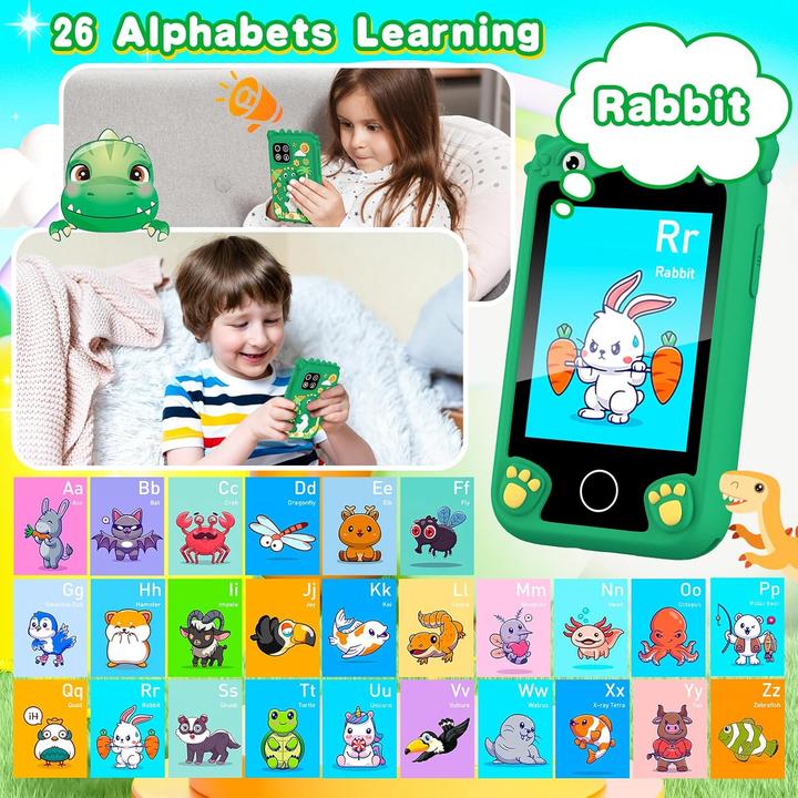 Actual product image Adicop Pretend Smartphone Kinderkamera mit Touchscreen
