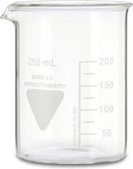 Rs Pro Borosilicate glass measuring jug with scale, Ø 70mm / 250ml