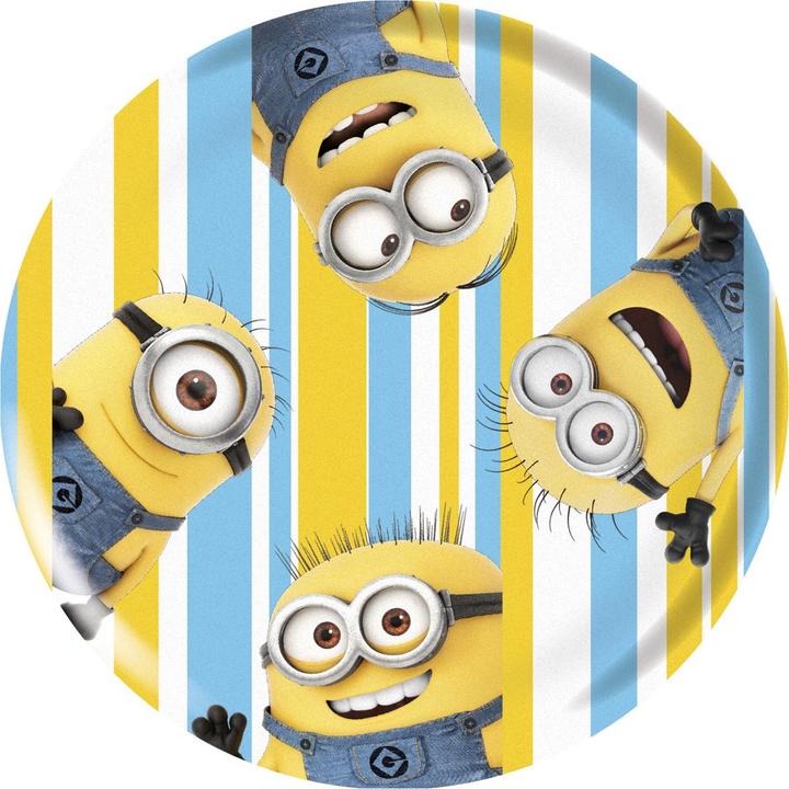Produktbild Minions 3 tlg. Melaminset: 2 Teller und 1 Becher in Geschenkpackung 23,5x8x23 cm