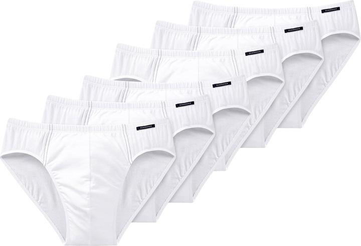 Schiesser Slip Casual Bequem sitzend (M, 6er Pack)