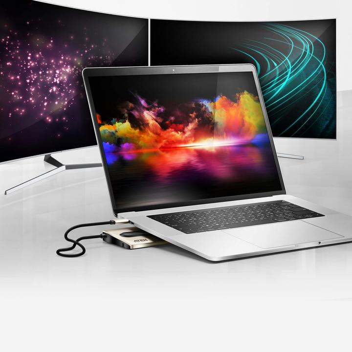Actual product image Aten UH3237 Docking Station (USB-C, 3 Ports)