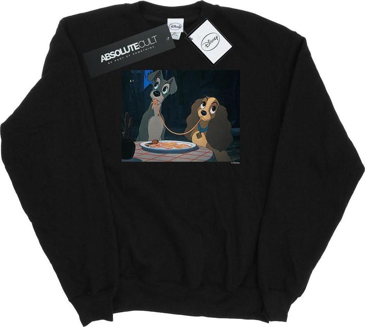 Disney Lady And The Tramp Spaghetti Slurp Sweatshirt (L)