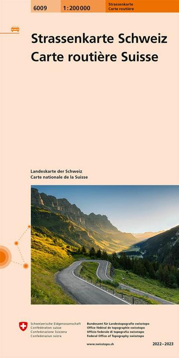 Image du produit Carte routière de la Suisse 1:200 000