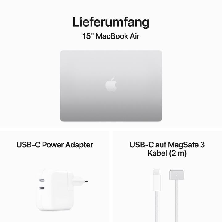 Image du produit Apple MacBook Air – 2024 (15", M3, 8 Go, 256 Go, CH)