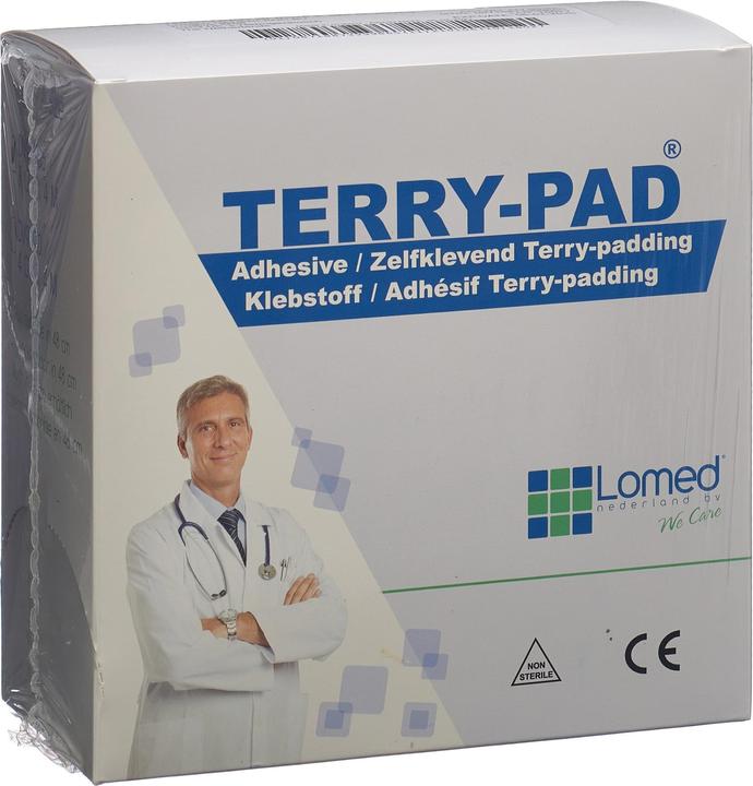 Produktbild Lomed Terry Pad weiss selbstkleb
