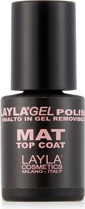 Produktbild Layla Cosmetics Gel Polish Matte Top Coat 10ml (Mehrfarbig, Top Coat)