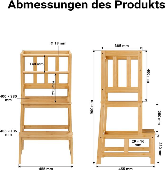 Produktbild Toboli Lernstuhl Kinder Stehstuhl