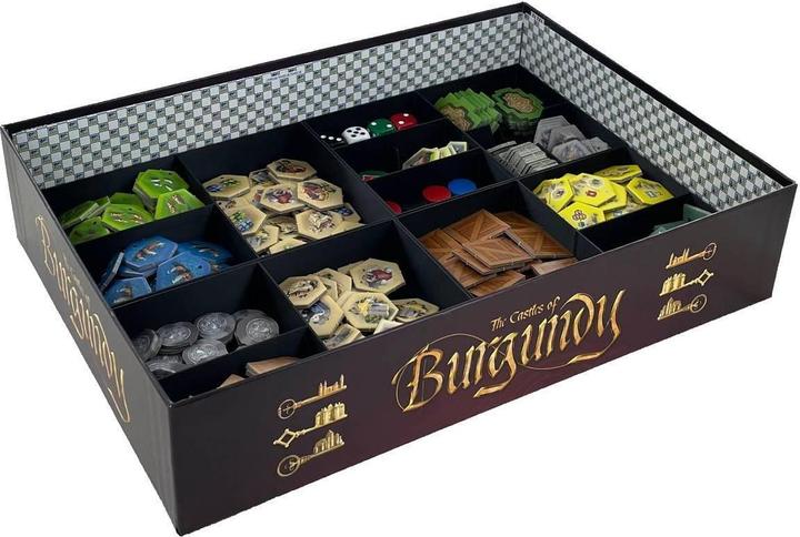 Produktbild Feldherr 3D32SET - Organizer für The Castles of Burgundy - Grundspielbox (Kunststoff)