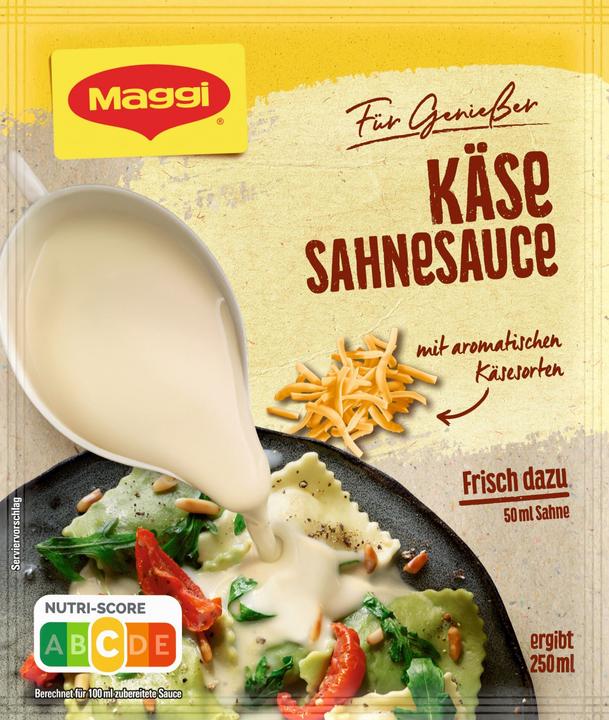 Produktbild Maggi FÜR GENIESSER Käse-Sahne Sauce, ergibt