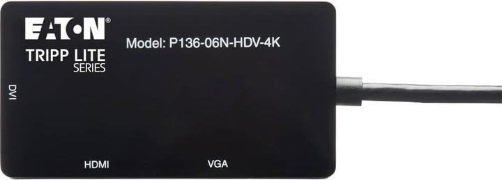 Produktbild Eaton DisplayPort to VGA/DVI/HDMI All-in-One Converter Adapter DP ver 1.2 4K 30 HDMI (VGA, HDMI, DVI, 8.64 cm)