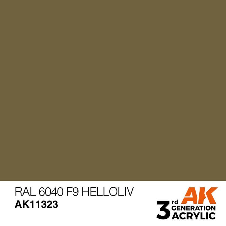 AK Interactive RAL 6040 F9 olive clair (RAL 6040 F9 olive clair)