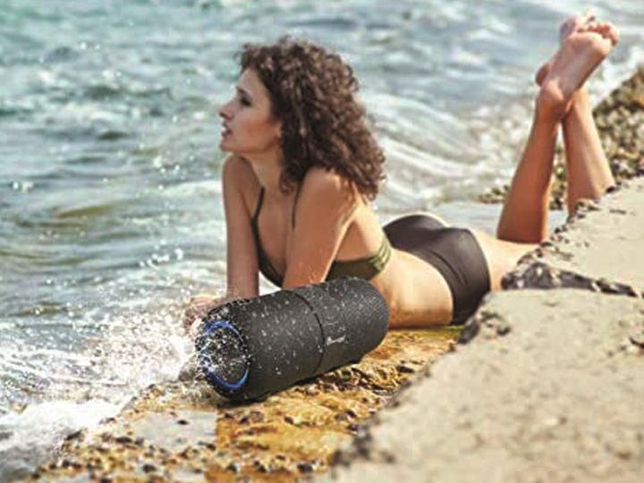 Image du produit Technaxx Haut-parleur Bluetooth® MusicMan LED SoundBlaster BT X56 (4 h, Fonctionnement sur batterie)