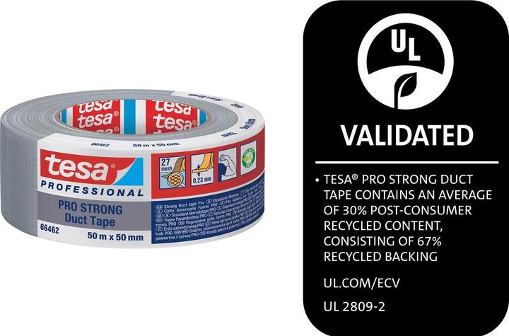Productafbeelding tesa Betonband Eco Pro Strong Duct Tape 50 mm 50 m (50 mm)