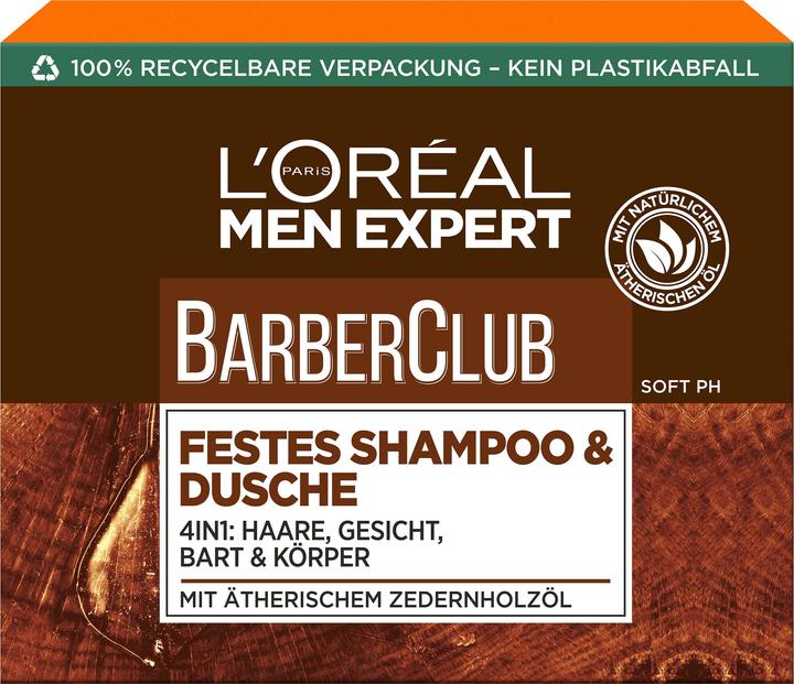 Actual product image L'Oréal Paris Men Expert Barber Club (80 ml, Solid shampoo)
